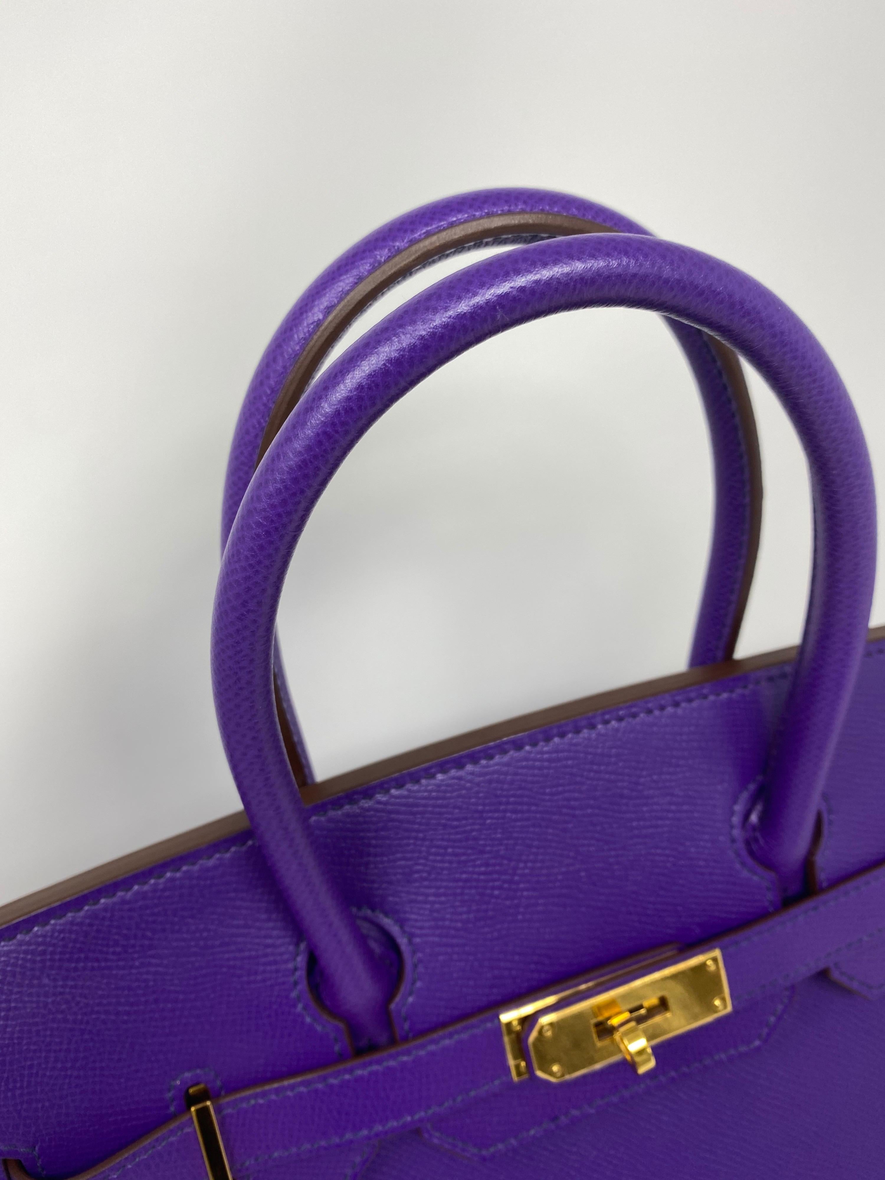 Hermès Purple Birkin 30 2