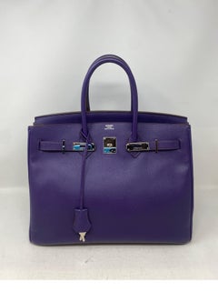 Hermès - Sac Birkin 35 violet
