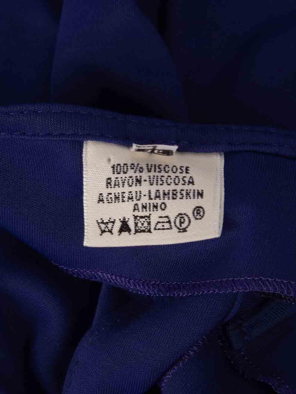 Hermès Purple Buckle Fastening Wrap Skirt Size S For Sale 1