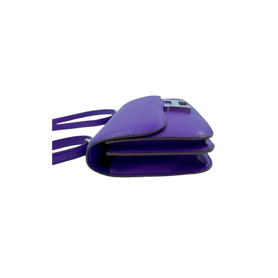 Purple Hermès purple Elan Constance For Sale