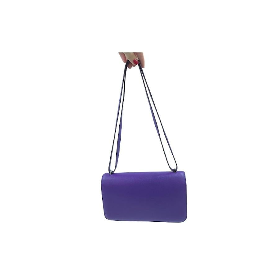 Hermès purple Elan Constance For Sale 1