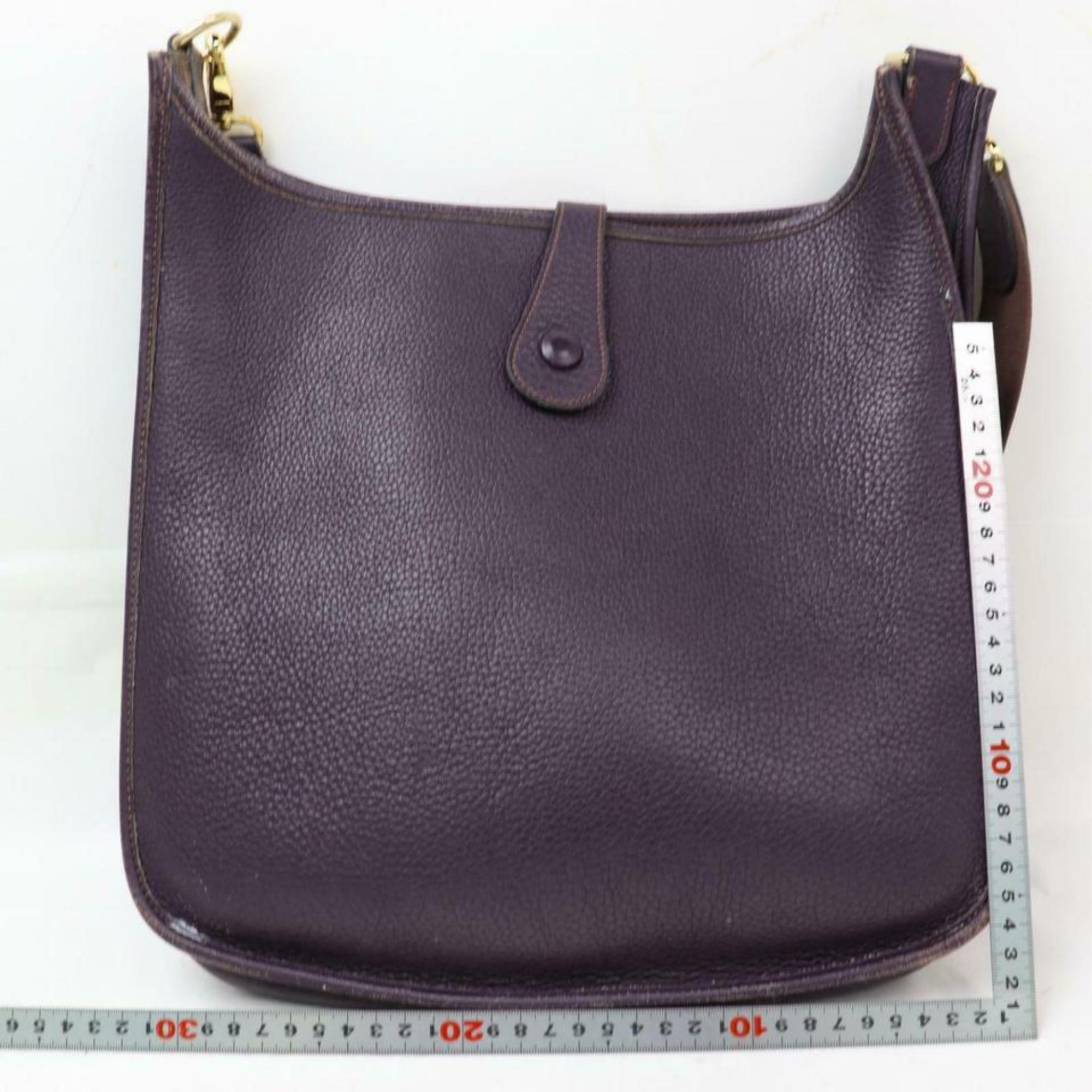 Hermès Purple Evelyne GM 870899a 1
