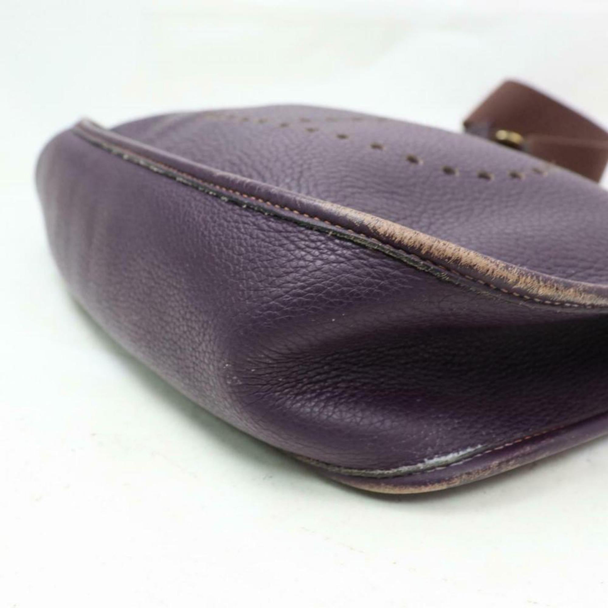 Hermès Purple Evelyne GM 870899a 4