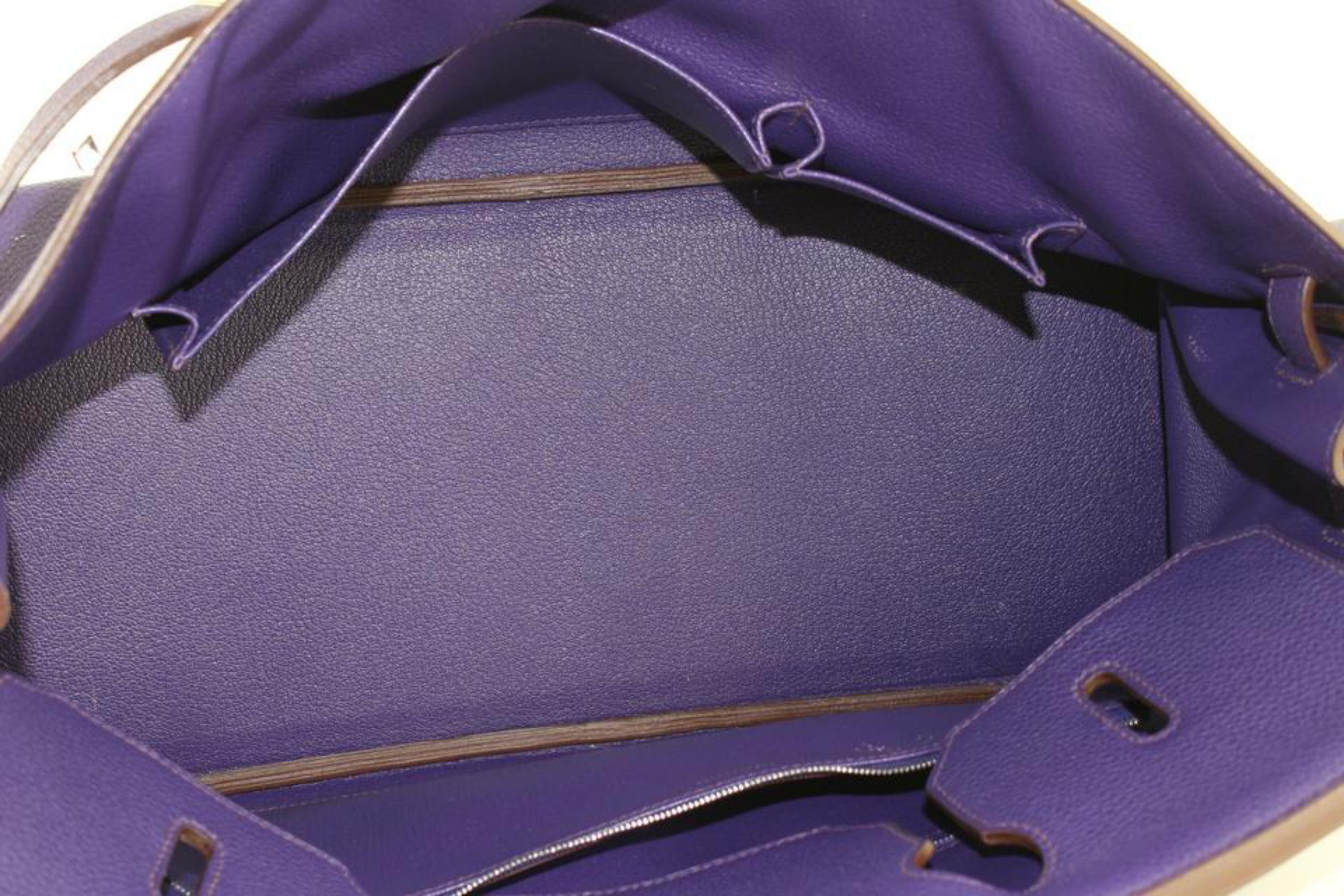 Hermès Purple Iris Togo Leather Birkin 42 JPG 5H1028 6