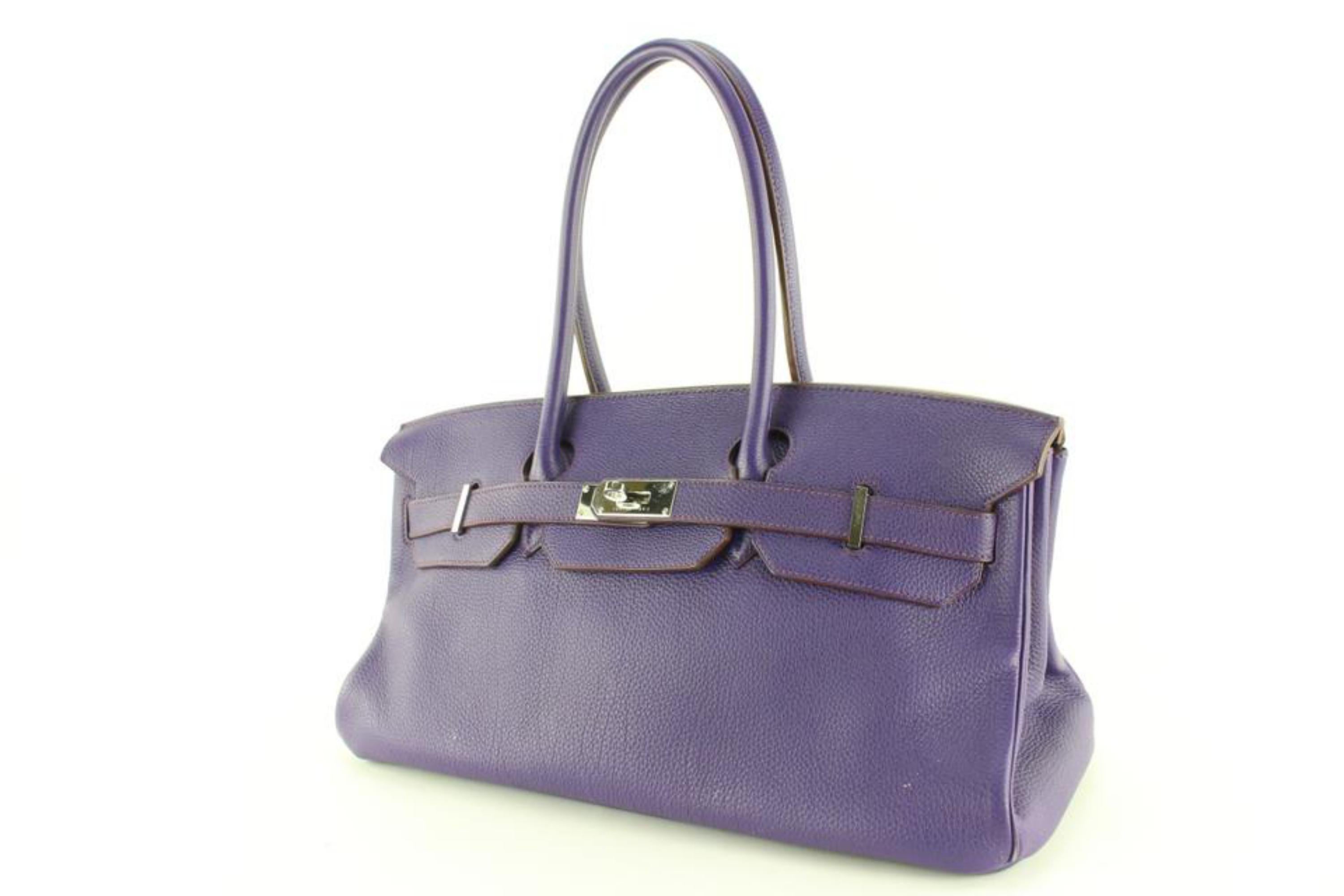 Hermès Purple Iris Togo Leather Birkin 42 JPG 5H1028 8