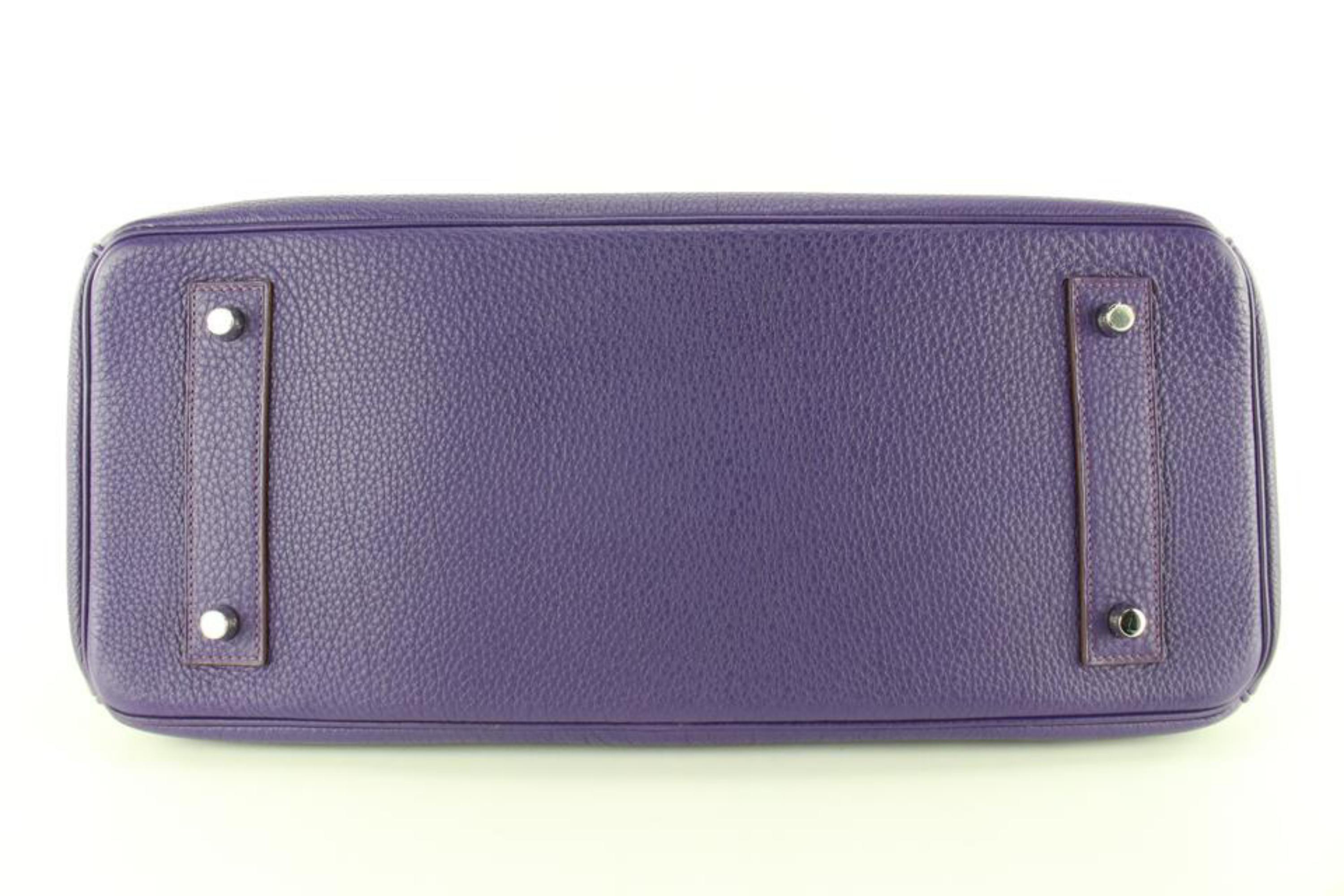 Women's Hermès Purple Iris Togo Leather Birkin 42 JPG 5H1028