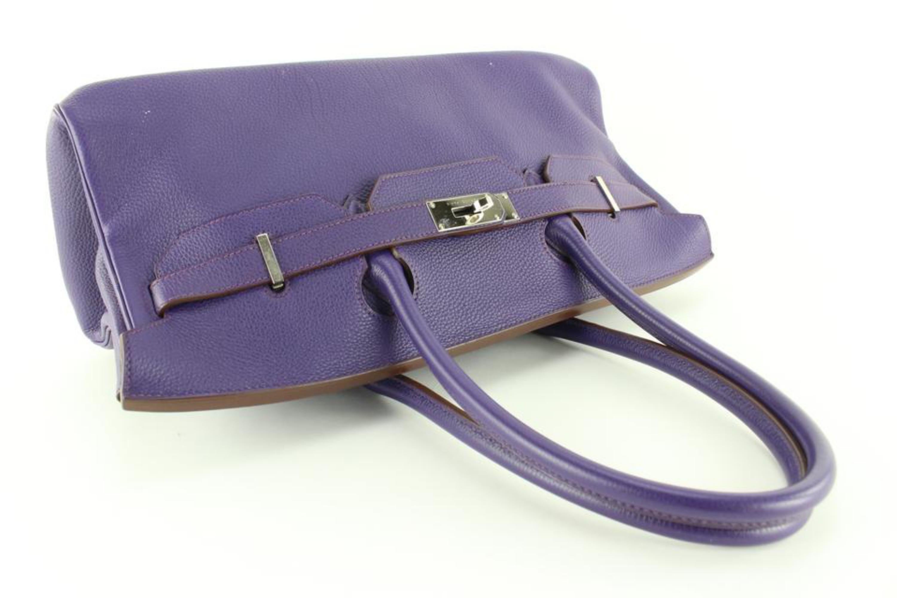 Hermès Purple Iris Togo Leather Birkin 42 JPG 5H1028 3
