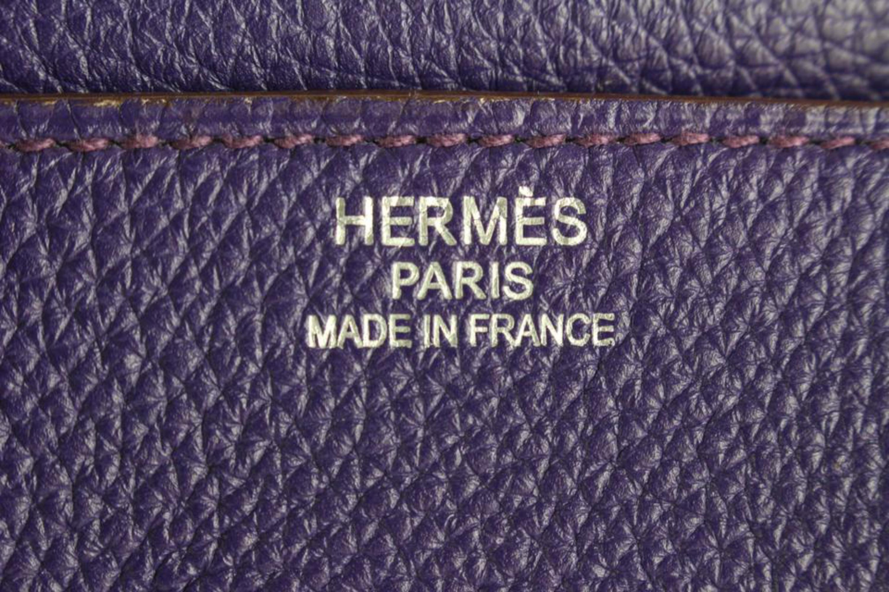 Hermès Purple Iris Togo Leather Birkin 42 JPG 5H1028 4