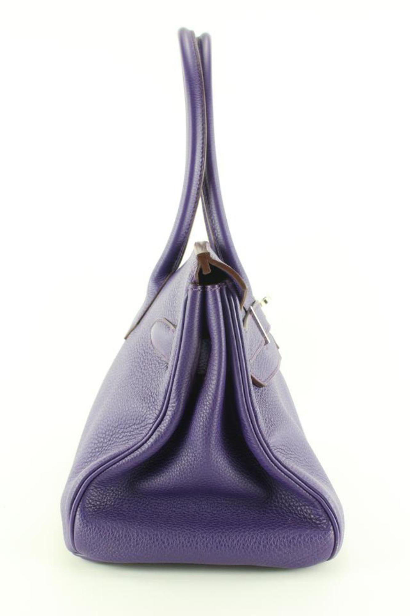 Hermès Purple Iris Togo Leather Birkin 42 JPG 5H1028 5