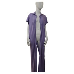 Hermès Purple Silk Long Bolero