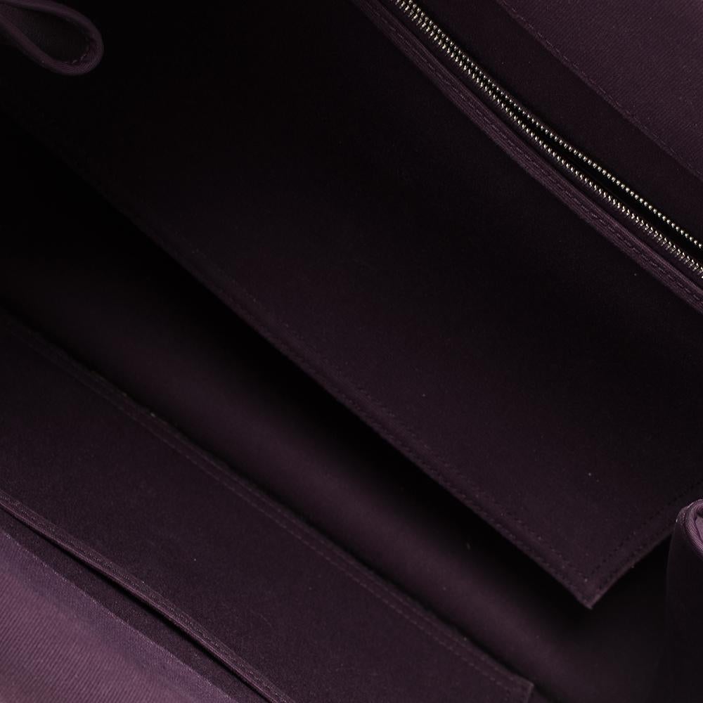 Hermes Purple Toile Canvas Cabag Elan Tote 2