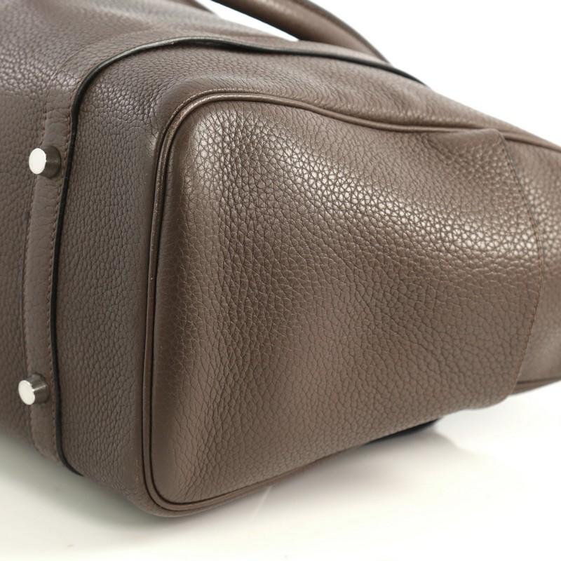Women's or Men's Hermes Pursangle Handbag Leather 35