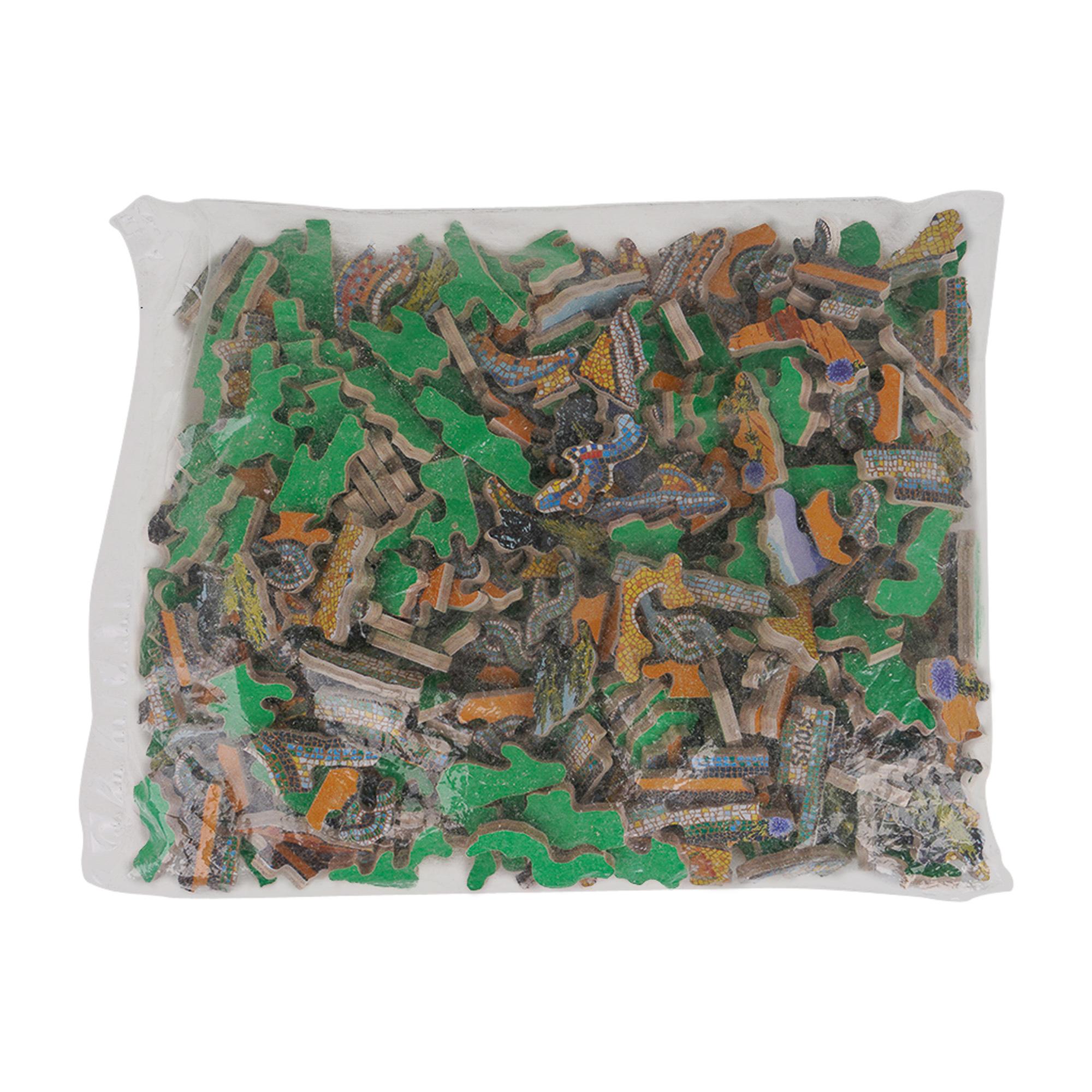 Hermes Puzzle Sous Le Cedre Mosaic Vert / Multicolor New w/Box For Sale 3