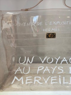 Hermès PVC Souvernir de l'exposition kelly 1997 handle bag