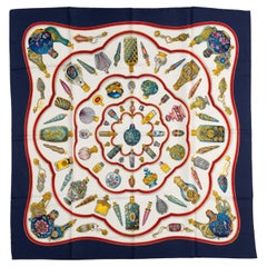 Hermes "Qu'Import Le Flacon" Silk Scarf