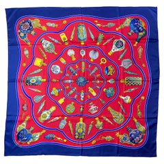 Hermès "Qu'importe Le Flacon" 90cm Silk Twill Scarf by Catherine Baschet, 2000. Hermès "Qu'importe Le Flacon" 90cm Silk Twill Scarf by Catherine Baschet, 2000.