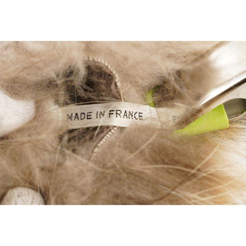 Women's Hermès Raccoon Fur Tie Tippet Scarf Wrap 370her226 For Sale