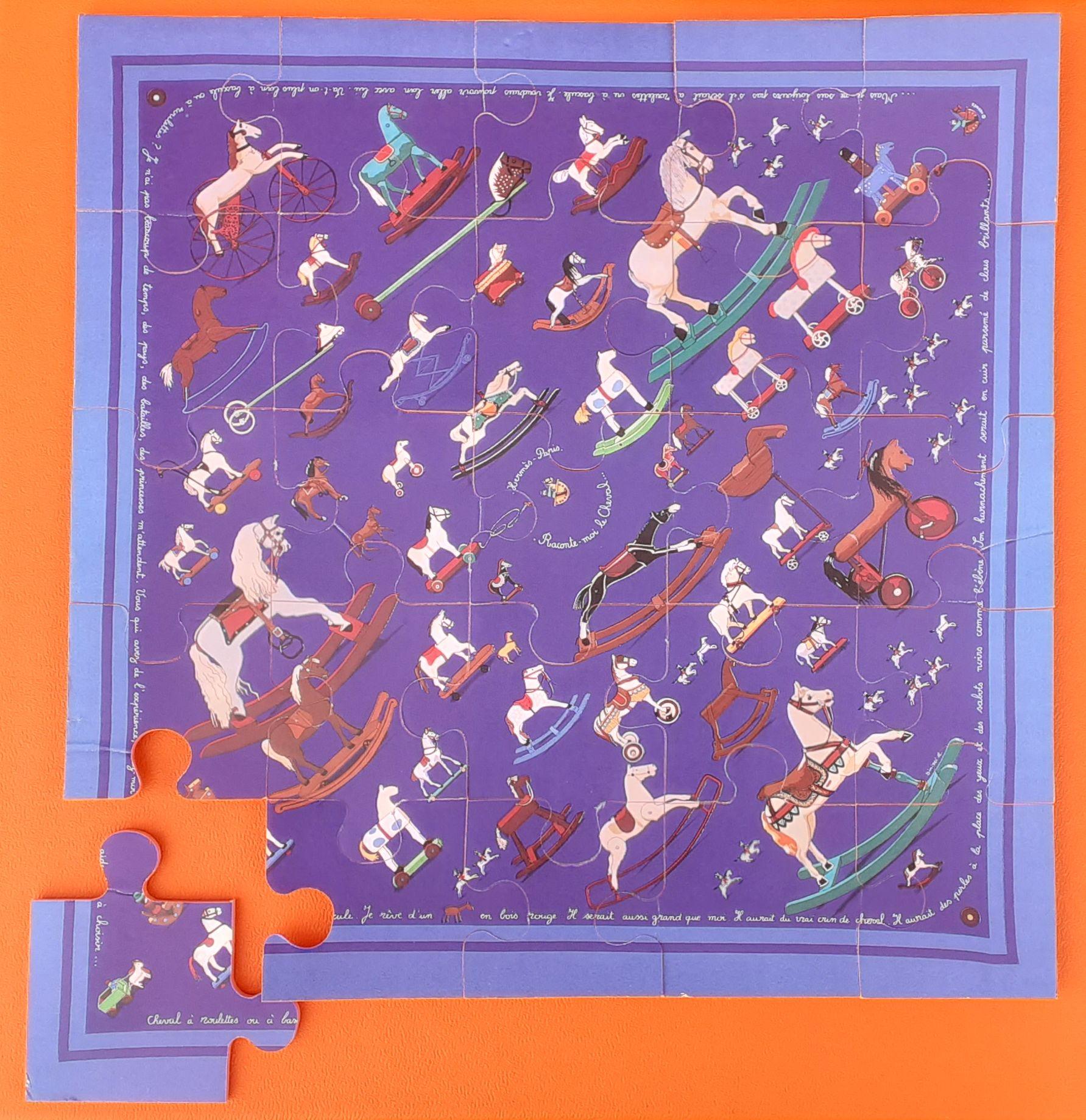 Hermès Raconte Moi Le Cheval 25 Pieces Foam RARE For Sale 8
