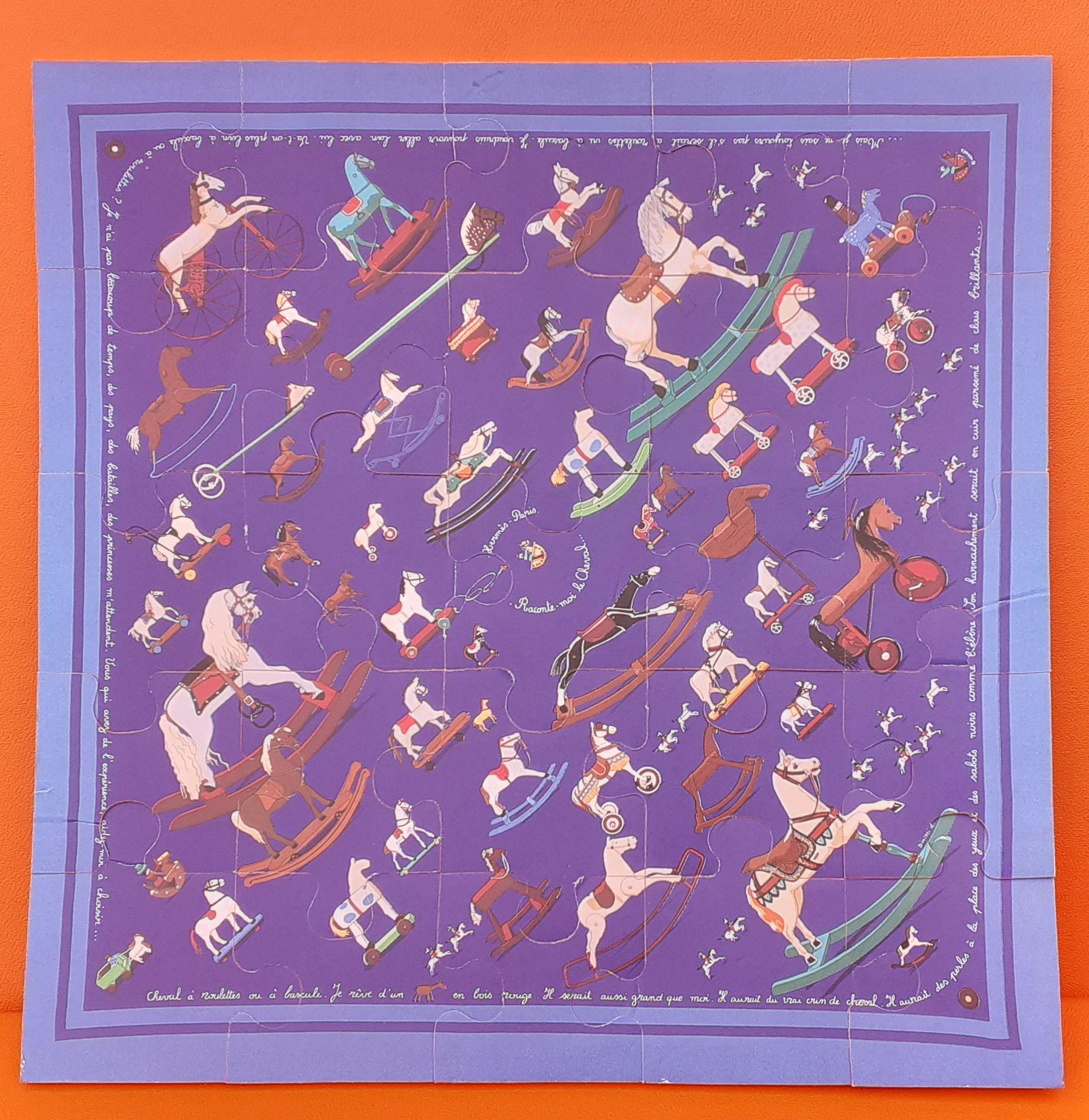 Please notice: Not suitable for children under 36 months of age

Adorable Authentic Hermès Puzzle

Pattern: 