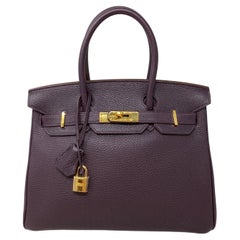 Hermès Raisin Birkin 30 Tasche