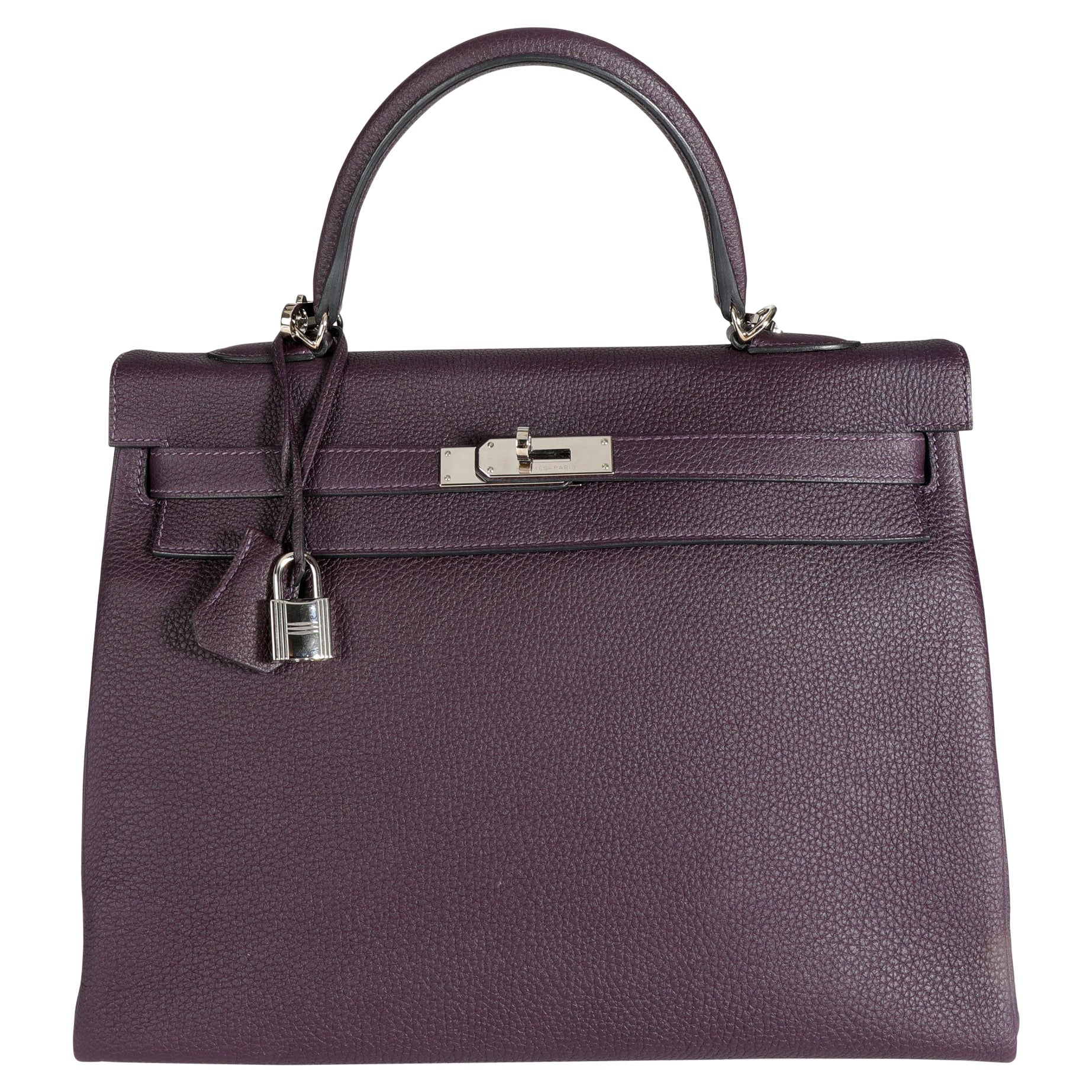 Hermès Pasas Togo Kelly Retourne 35 PHW