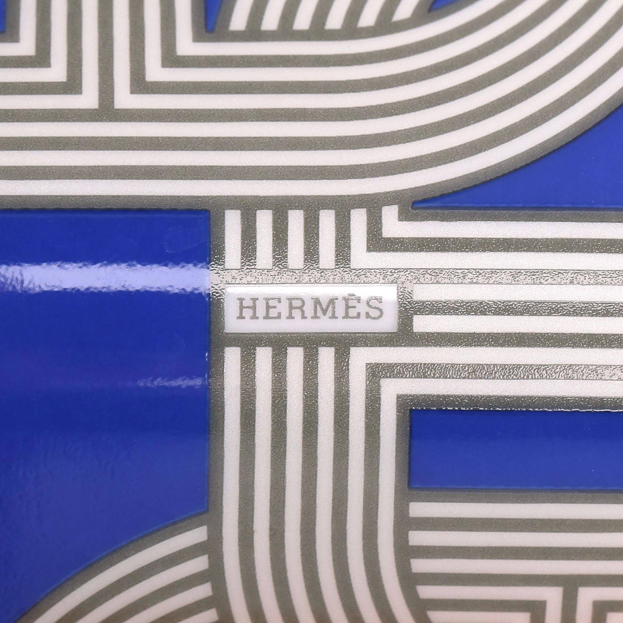 Hermes Rallye 24 Set of 6 Limoge Porcelain Tumblers For Sale 5