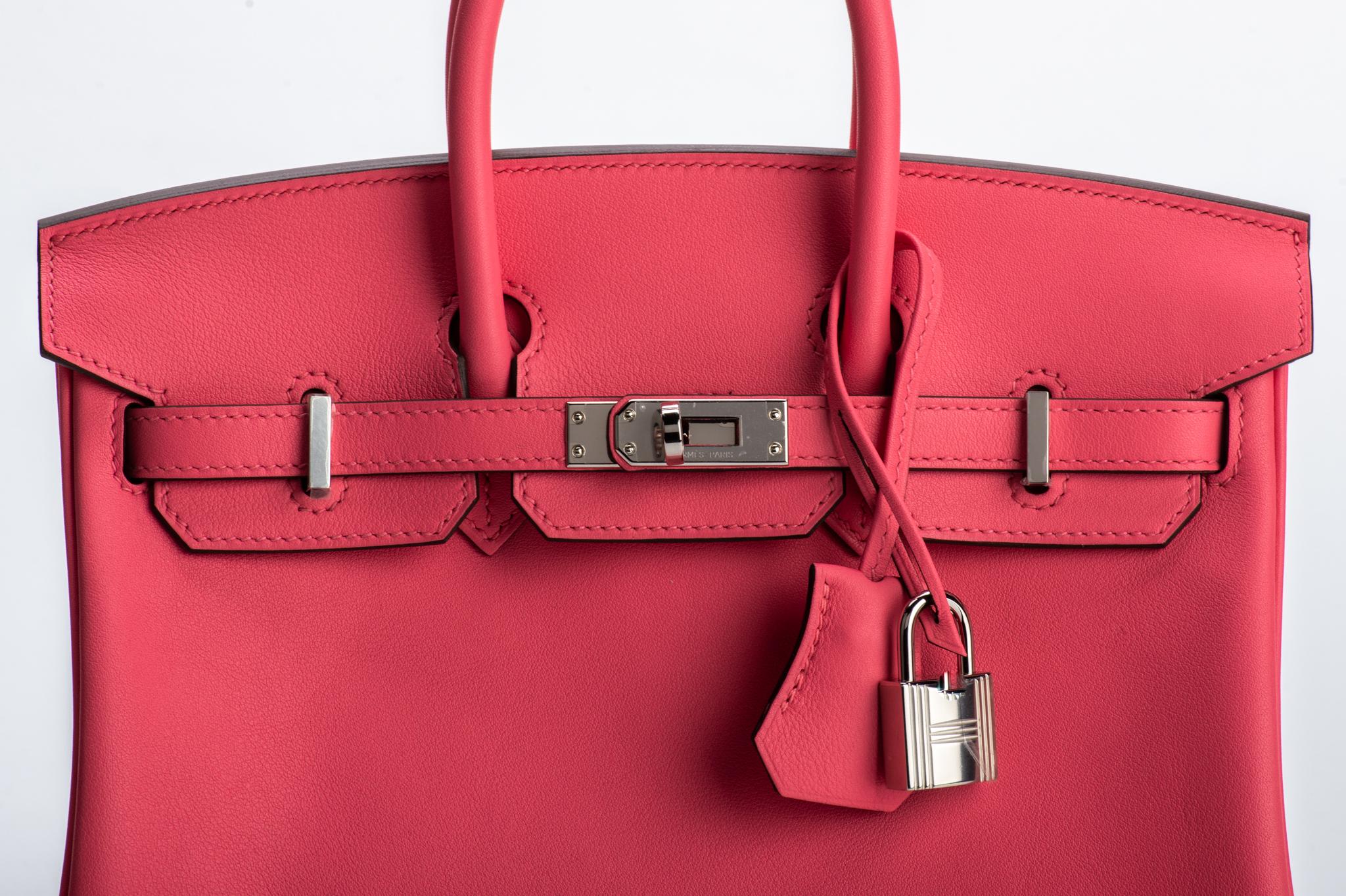 hermes birkin 25 rose azalee