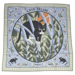 Hermès Rare "Cave Felem" Silk Scarf