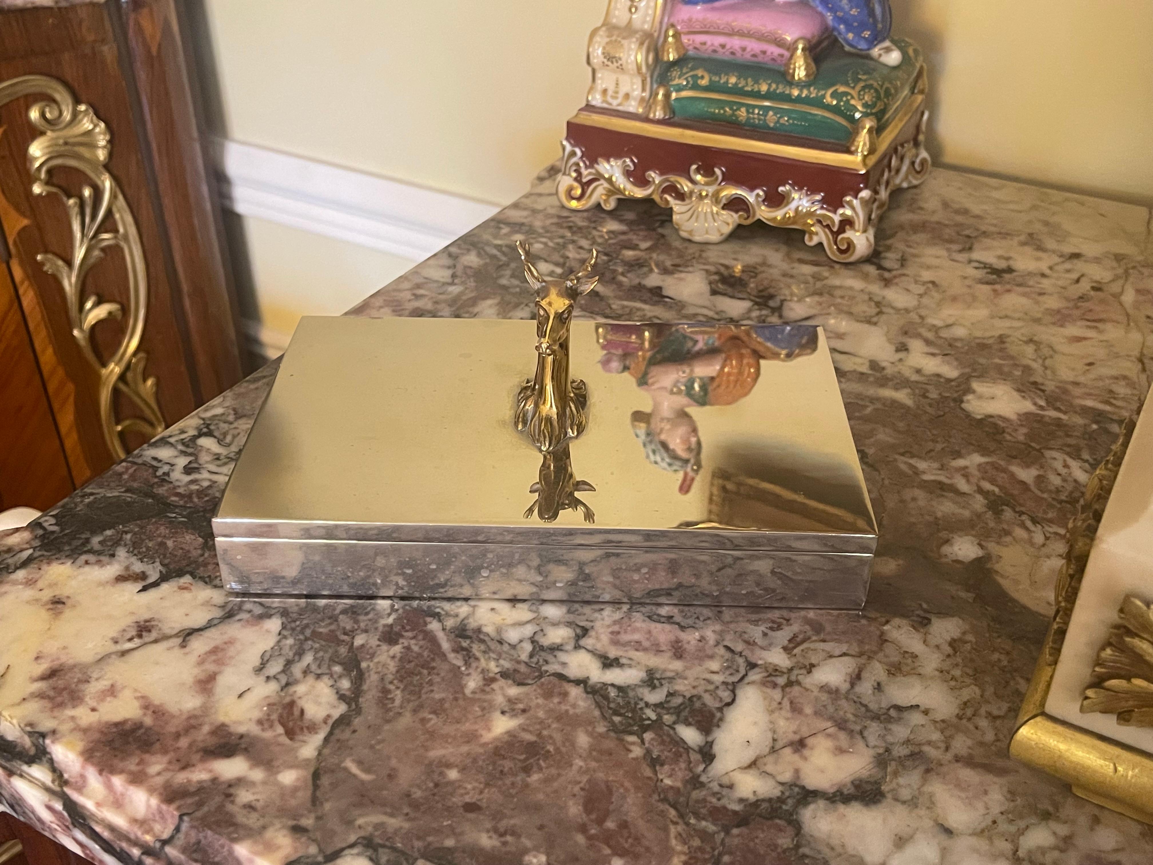 Hermès - Rare Cigarette Box, XXth century For Sale 6