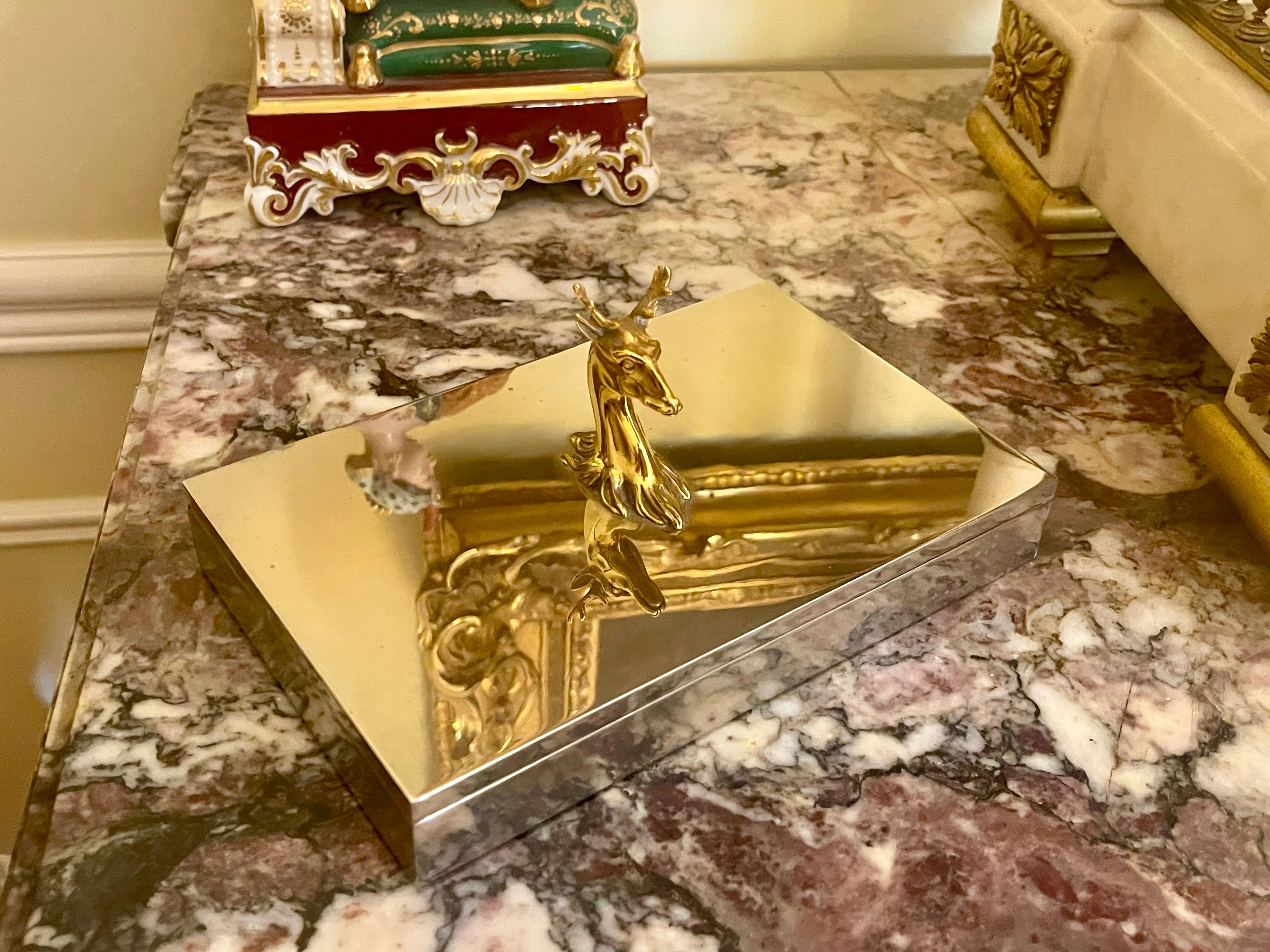 Hermès - Rare Cigarette Box, XXth century For Sale 7