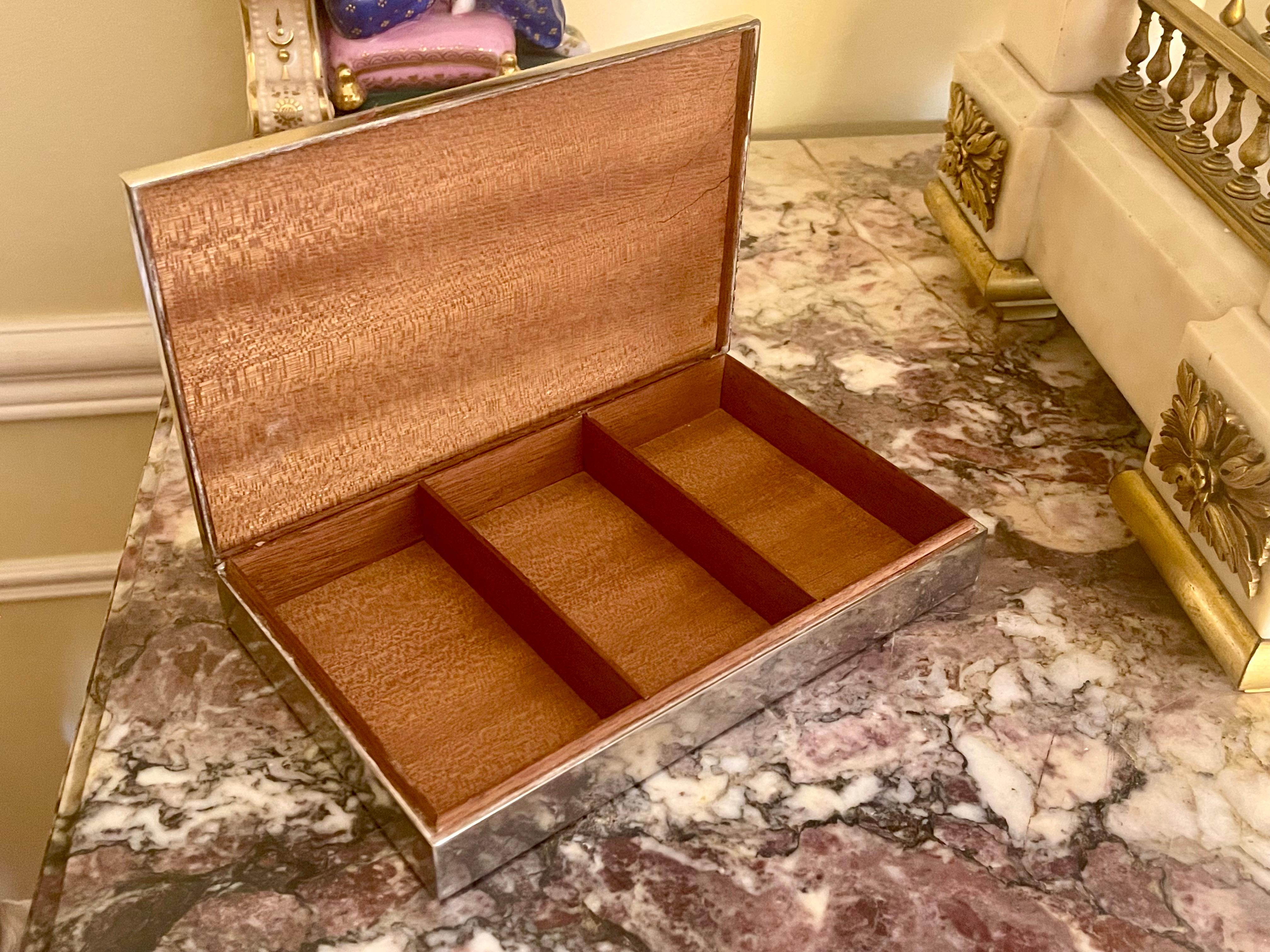 Hermès - Rare Cigarette Box, XXth century For Sale 8