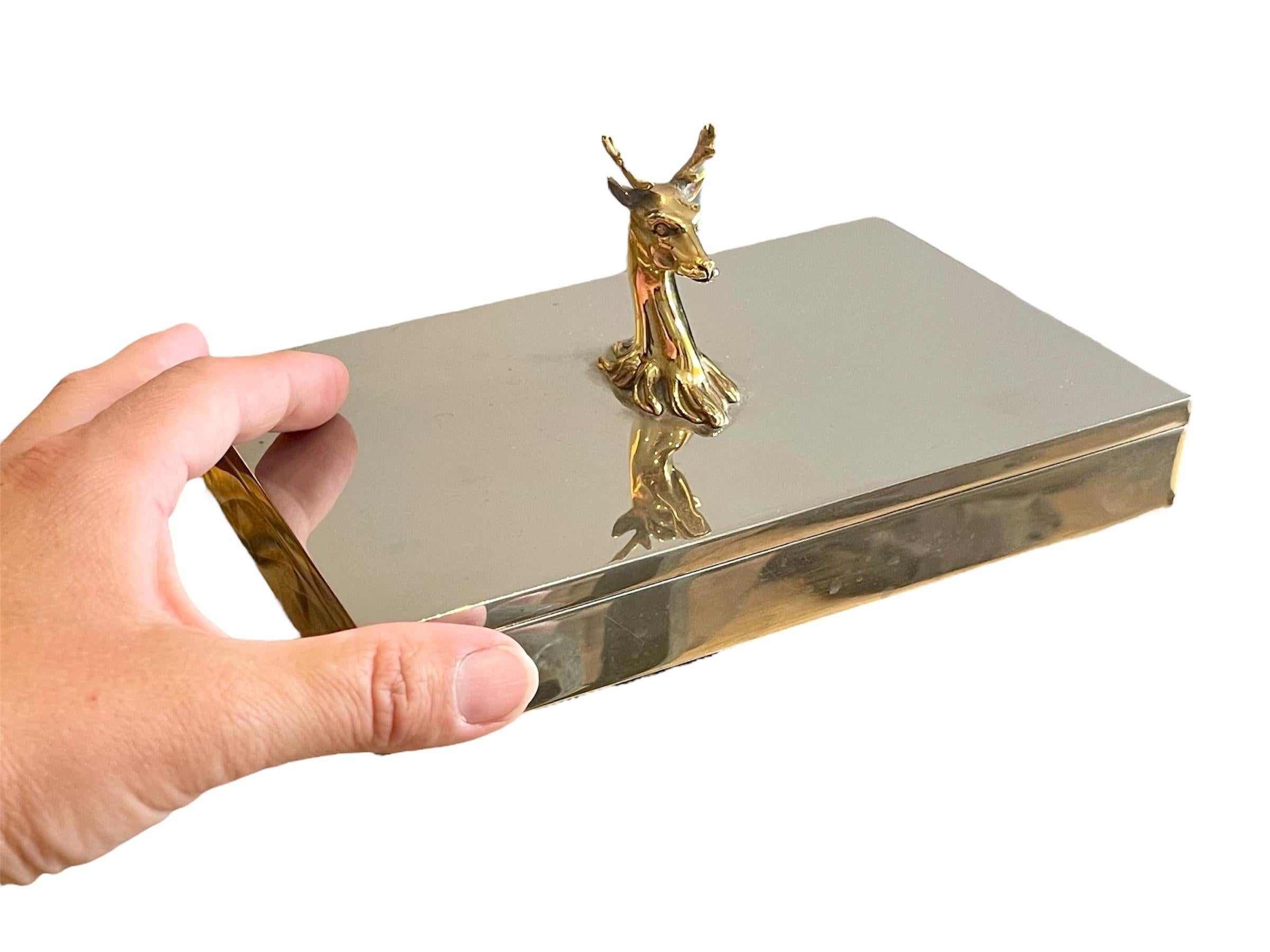 Hermès - Rare Cigarette Box, XXth century In Good Condition For Sale In Beaune, FR