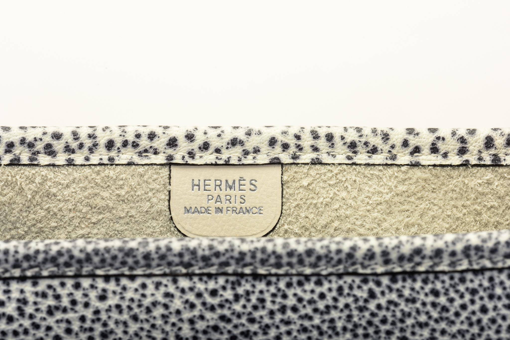 Hermes Rare Dalmatian Buffalo Evelyne 29 1