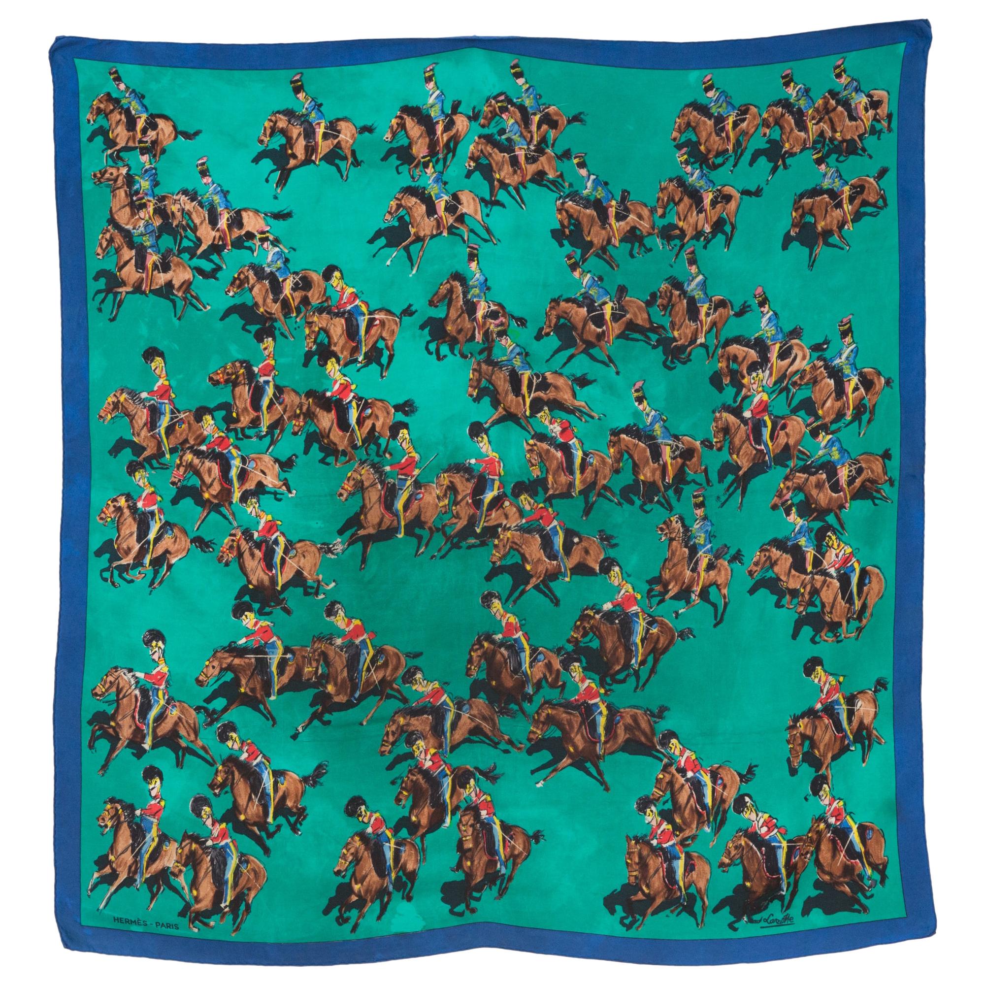 Cavalcades scarf 90