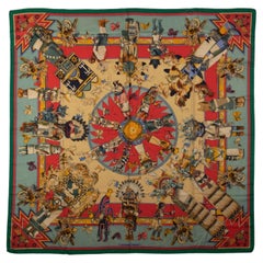 Hermes Rare Kachinas Cashmere Shawl