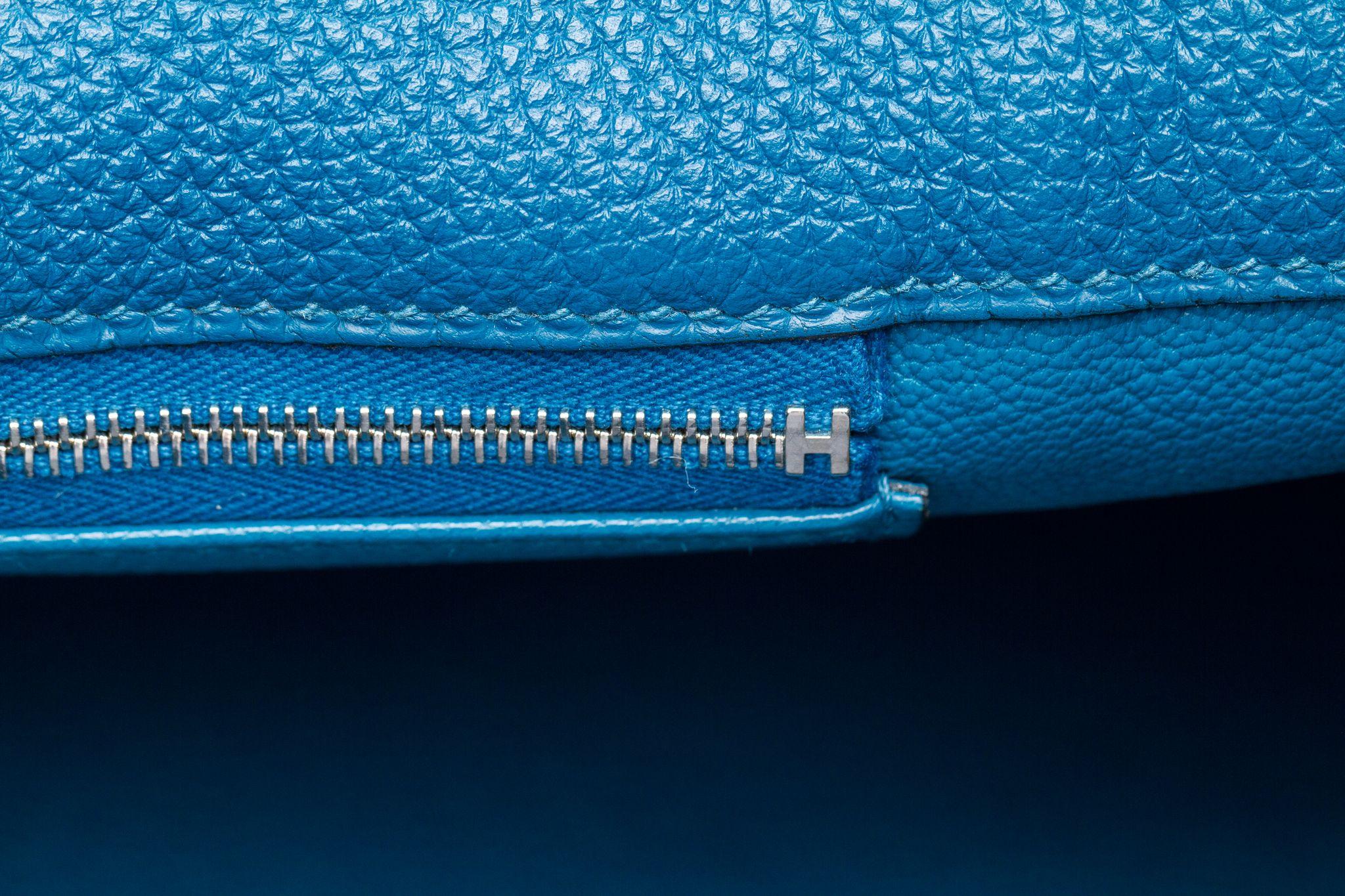 Hermès Rare Kelly 50 Unisex Blue Izmir 4