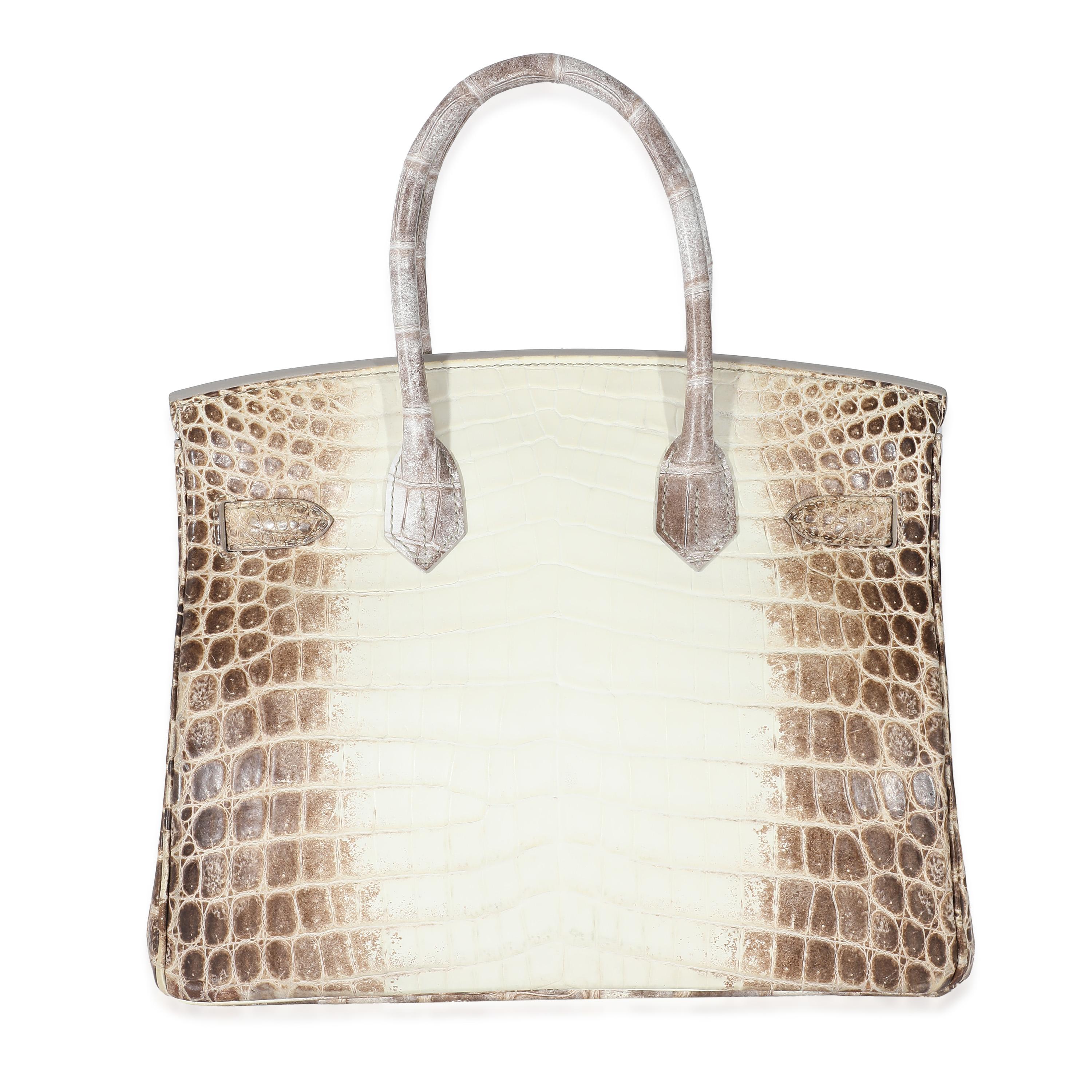 hermes white crocodile bag