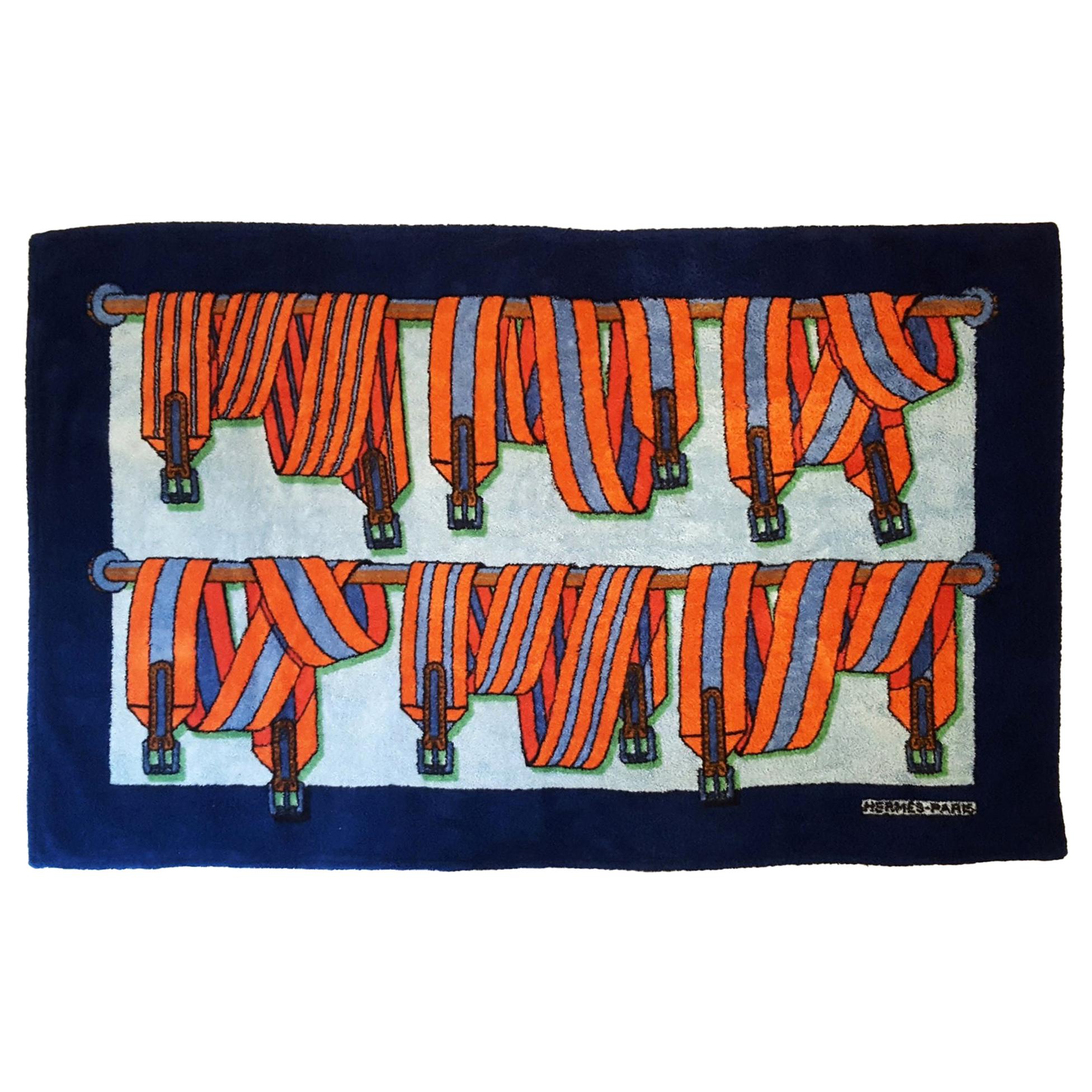 Hermes Rare Suspenders Beach Towel - 2 Available For Sale