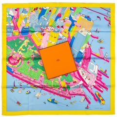 Hermès Rare Ugo Gattoni NY Silk Scarf
