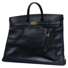 Hermes, rare vintage 50 Hermes Hac in black