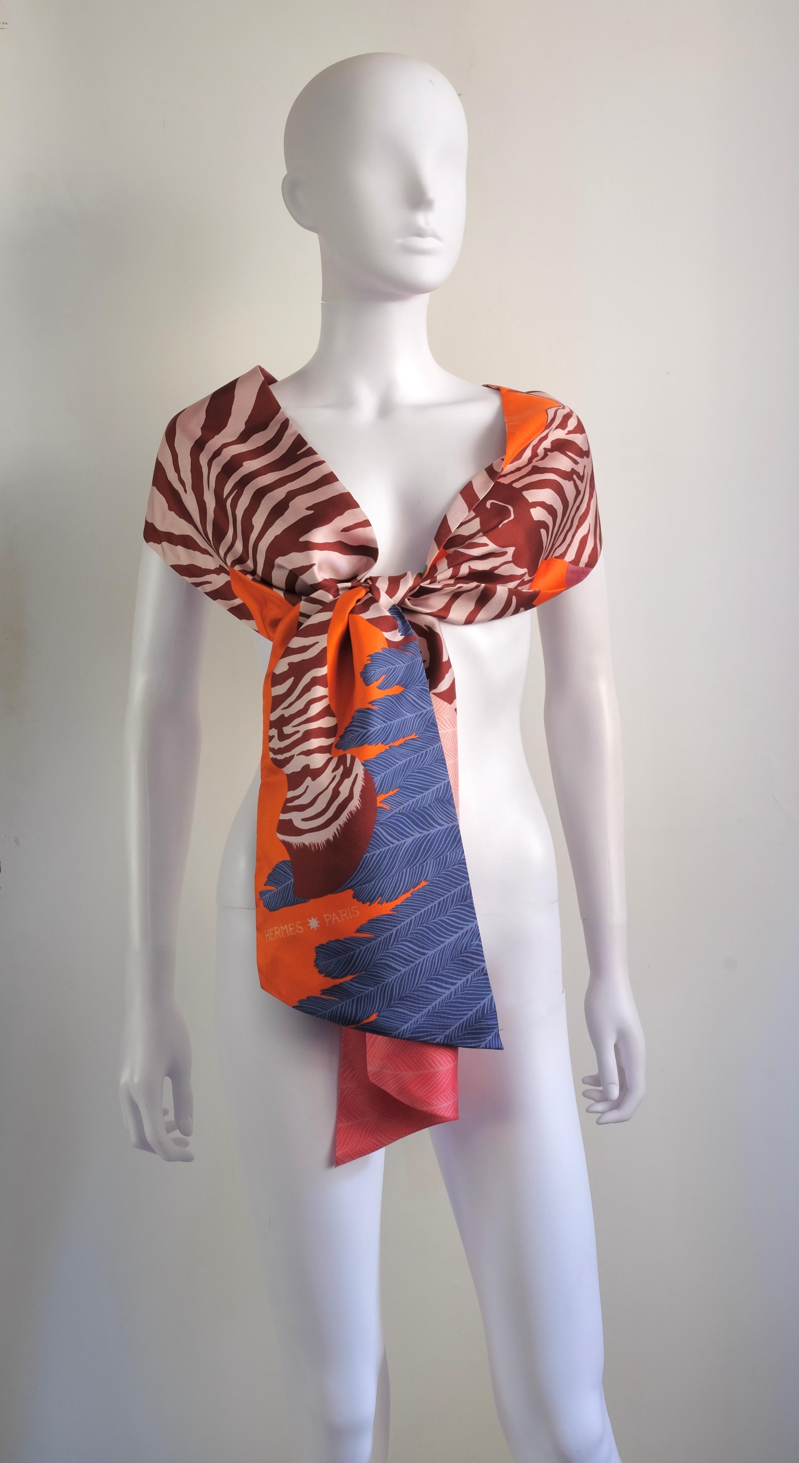 Women's or Men's HERMÈS - Rare Maxi Twilly silk 
