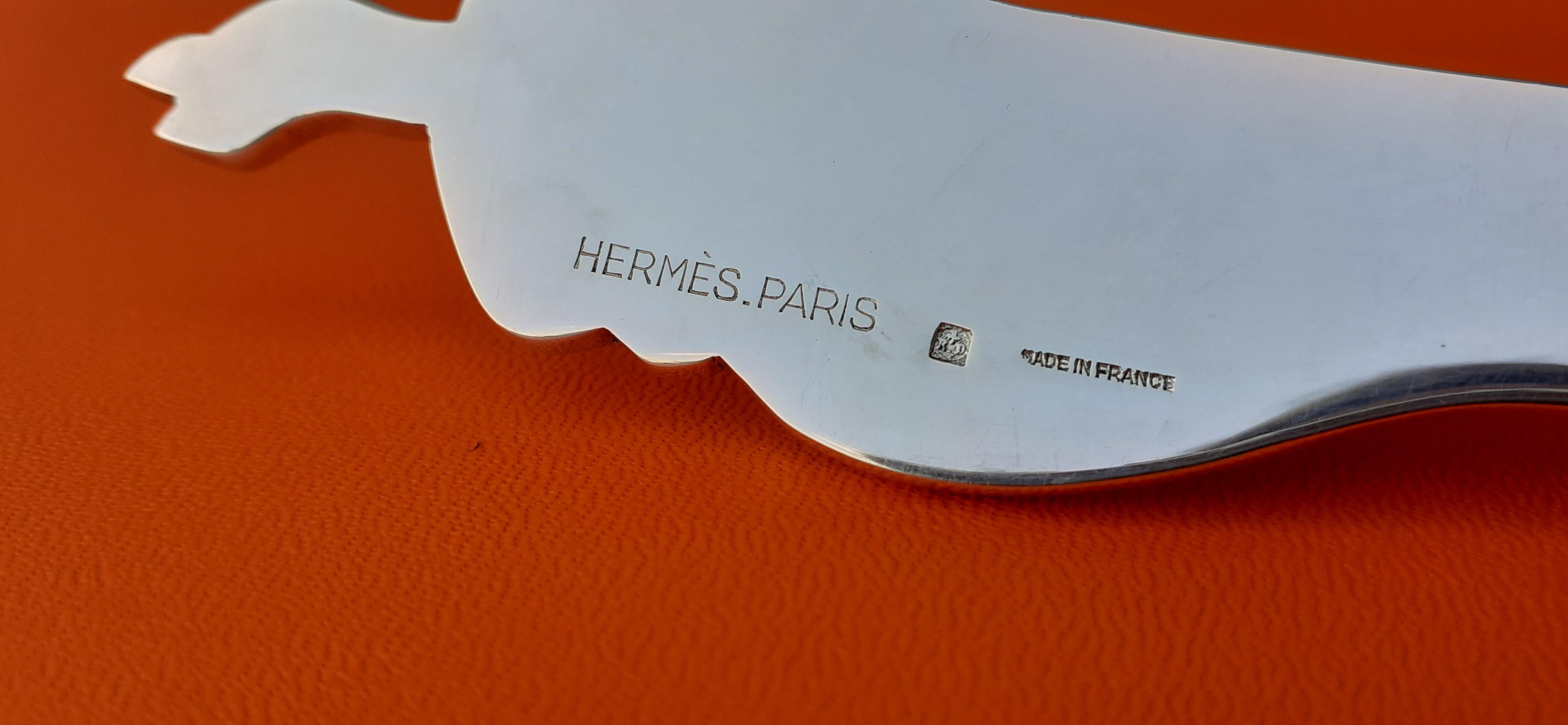 Hermès Ravinet d'Enfert Vintage Letter Opener Paper Cutter Horse Shaped RARE For Sale 8