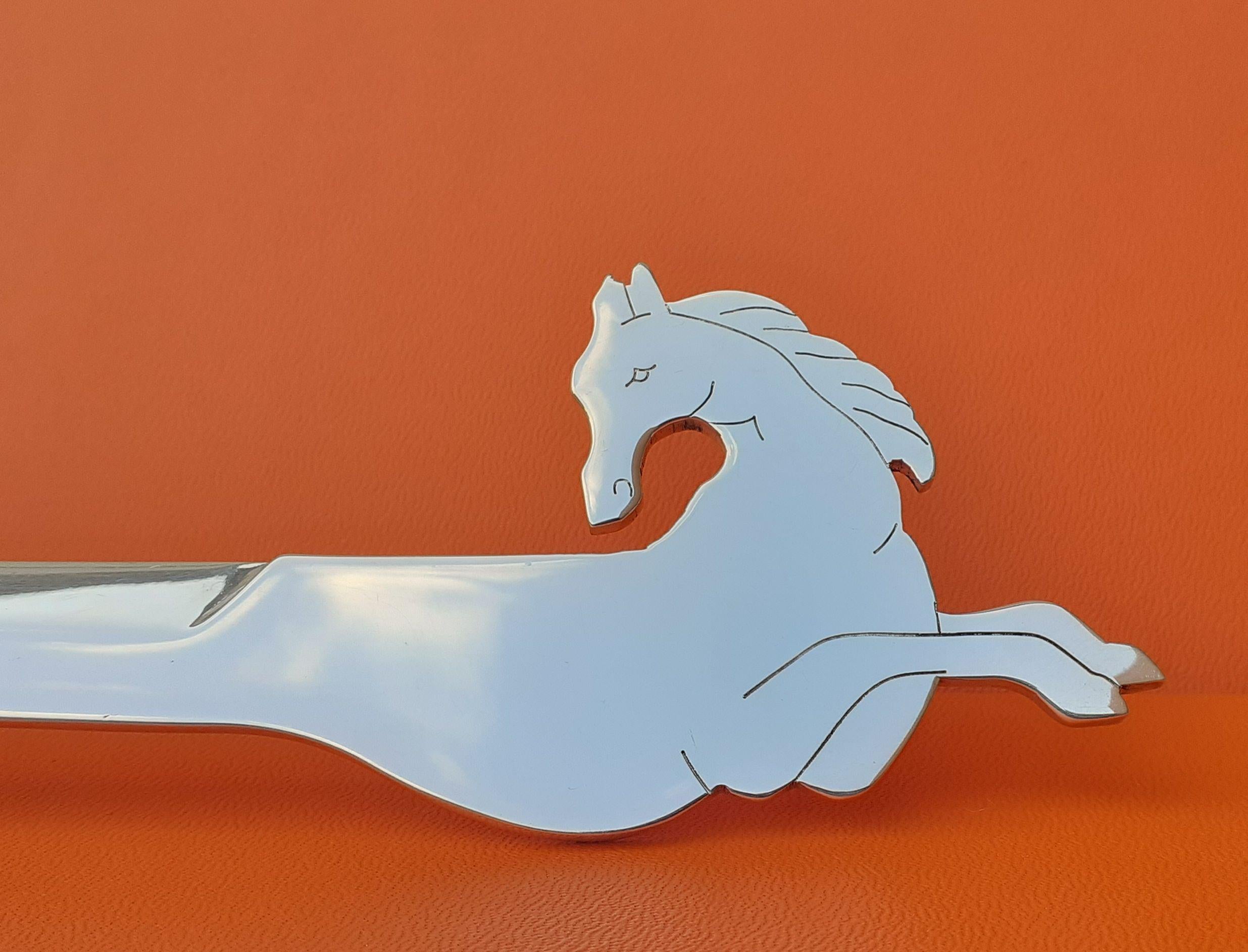 Hermès Ravinet d'Enfert Vintage Brieföffner Papierschneidemesser Pferd geformt SELTEN für Damen oder Herren im Angebot