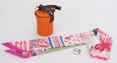 Hermes "Rayures D'Ete" Twilly w/Medor