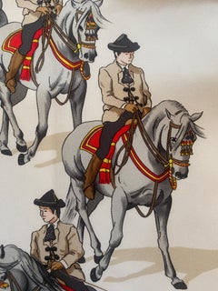 Hermes Real Escuela Andaluza del Arte Seidenschal 90cm x 90cm