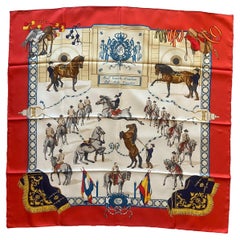 Hermes Real Escuela Andaluza del Arte Silk Scarf 90cm x 90cm