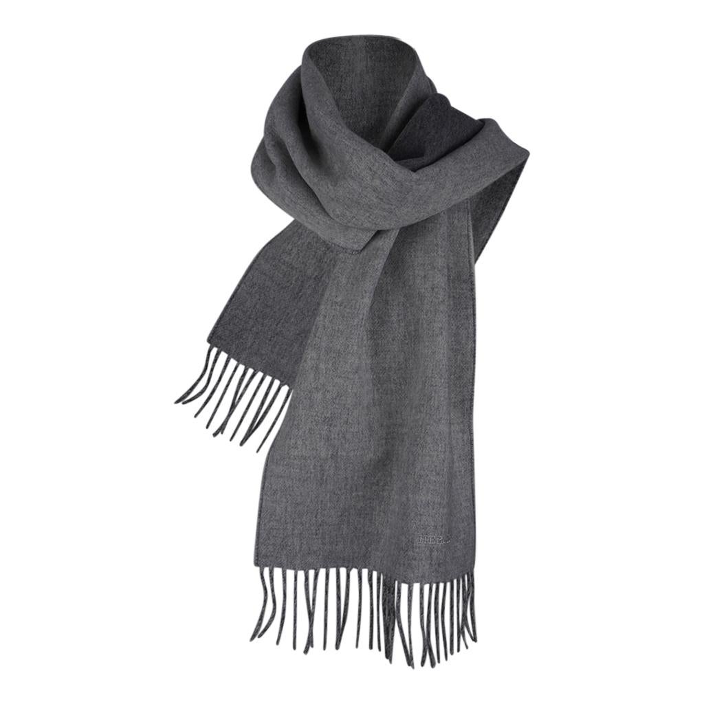 De los hombres Hermes Recto-Verso PM Silenciador Gris Cachemira claro / medio en venta