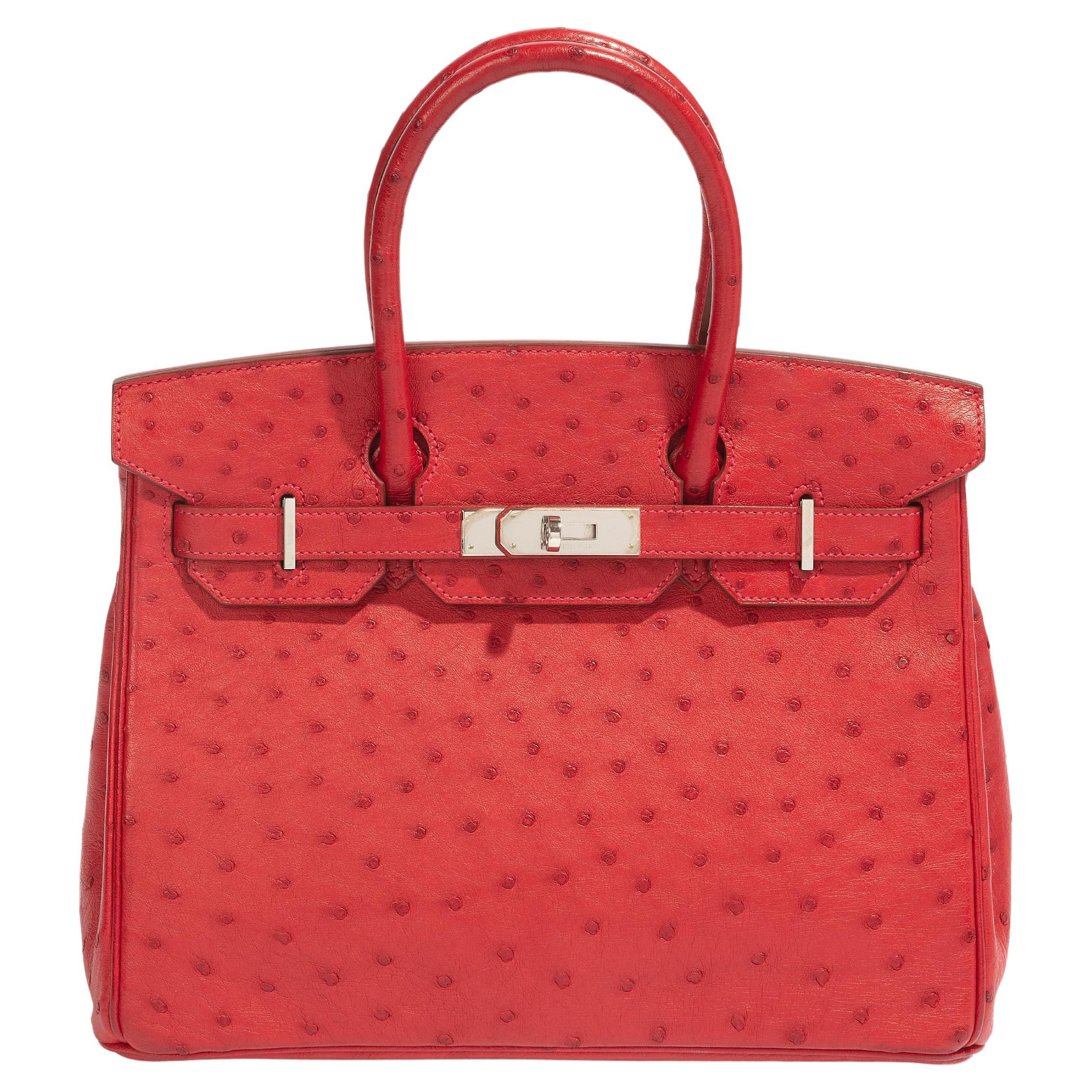 Hermès Red Birkin 30 PHW