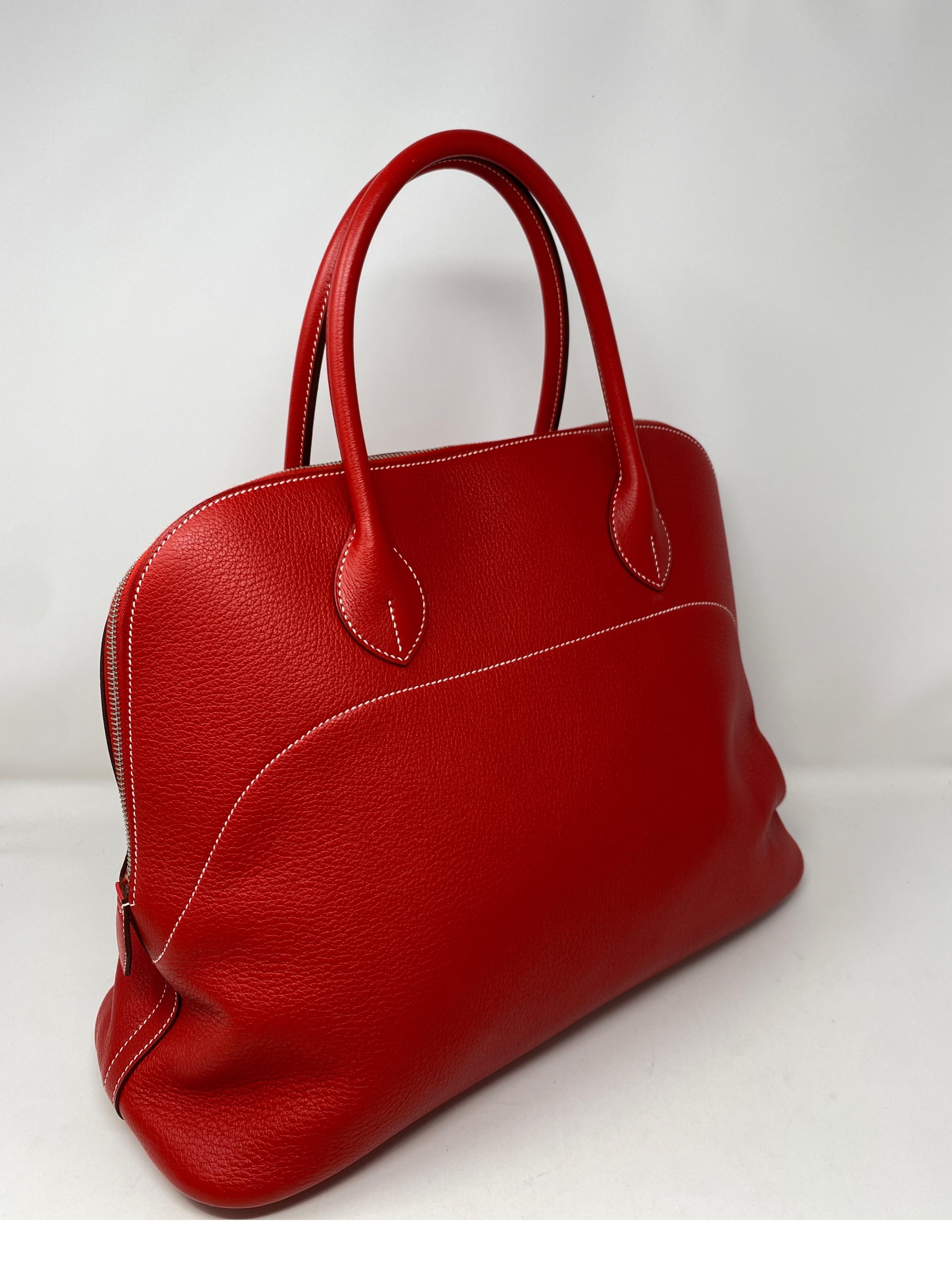 Hermes Red Boilde Bag 4