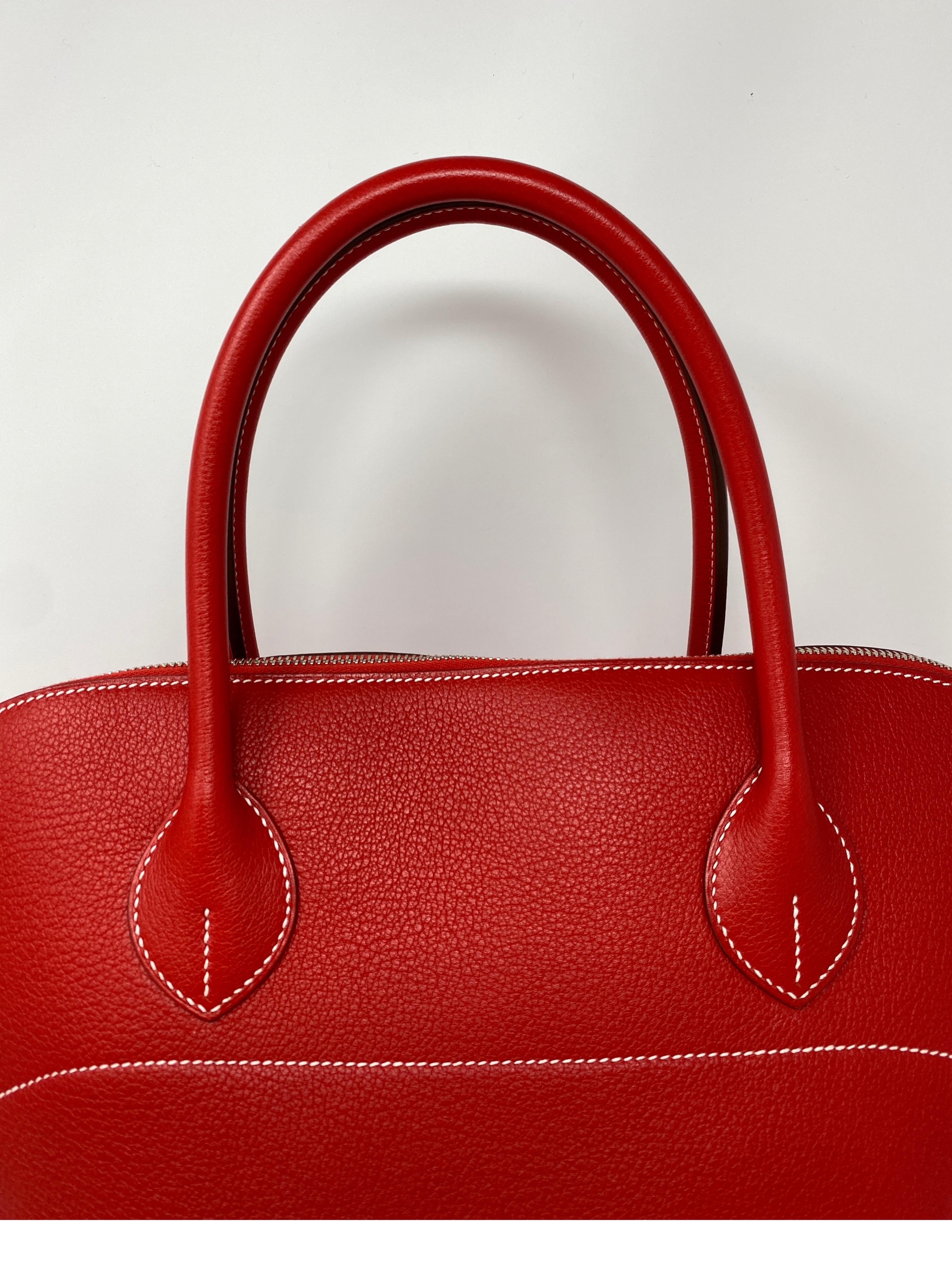 Hermes Red Boilde Bag 5